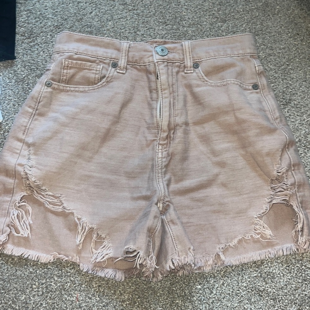 American Eagle Brown/Tan Jean Shorts